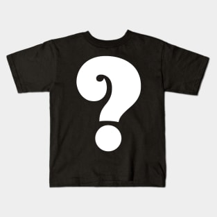 Sarcastic Question Mark Funny Punctuation Teacher Writer Kids T-Shirt